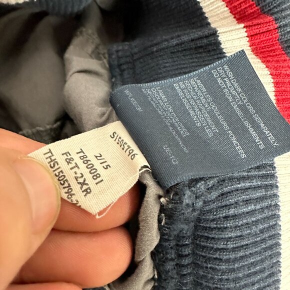 Tommy Hilfiger Boys XL Gray Cargo Shorts W/ Striped Elastic Waistband - Picture 5 of 5